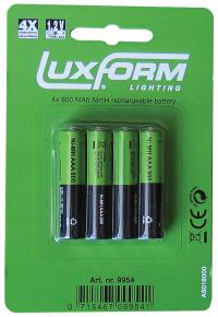 AAA NiMH Rechargeable Batteries Pack of 4