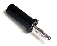 Black Budget 4mm Plug - Click Image to Close