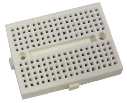 Solderless Prototyping Breadboard 170 - White - Click Image to Close