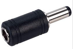 2.5mm to 2.1mm DC Plug Adaptor