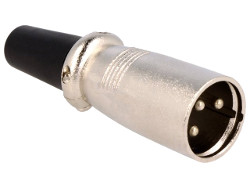 XLR Cable Mount Plug 3-Pin