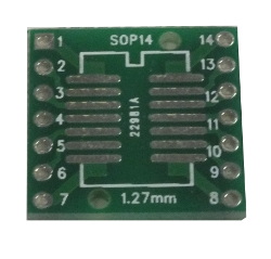 14 Pin SOIC to DIP14 Adaptor - Click Image to Close