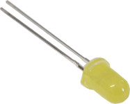YELLOW 5mm Low Current LED - Click Image to Close