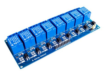 Relay Module 8-Ch 5V with Optocouplers. - Click Image to Close