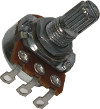 1M Log Potentiometer with Solder Tags 16mm