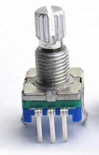 Rotary Encoder - 20 step with Switch Knurled 15mm