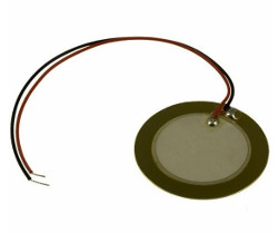 Piezo Ceramic Element 27mm with flying leads. - Click Image to Close
